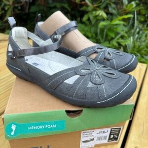 Jambu Magnolia Cutout Mary Jane Flats